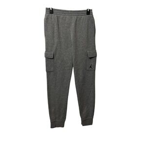 Nike‎ Jordan Kids Grey Cargo Jogger Pants Boys Size Large 12-13